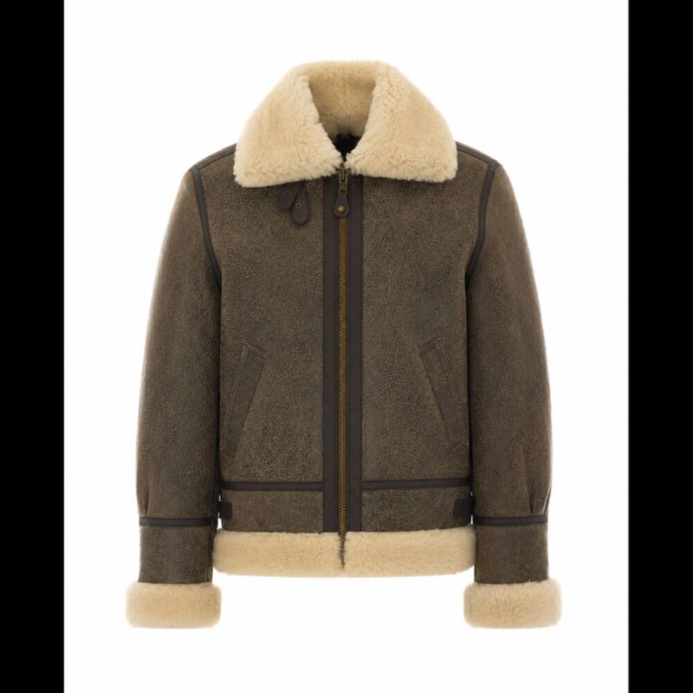 Schott Men Shearling Jacket
